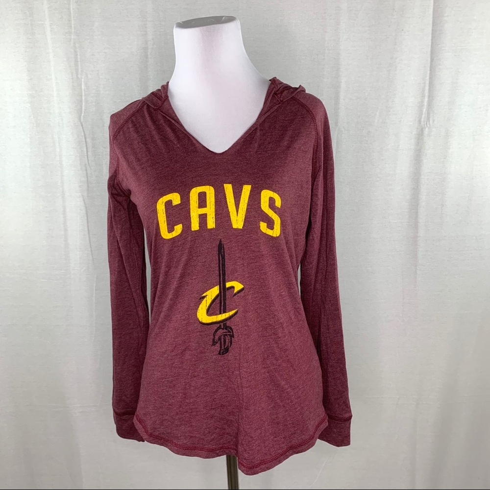 Cleveland Cavs lightweight hoodie wine & gold